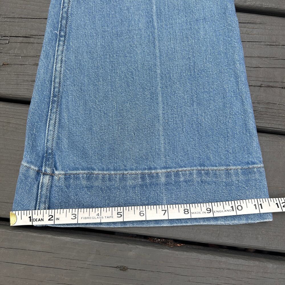 FRAME The Extreme Flare Ankle Jeans 23 Lovejoy High Rise Wide Leg Bell Bottom - Picture 8 of 12